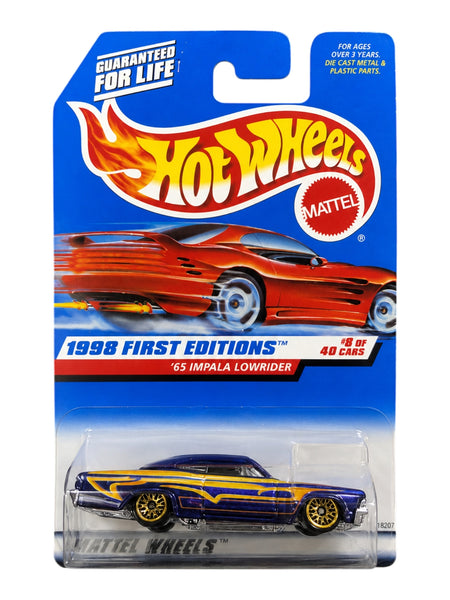 Hot Wheels '65 Impala Lowrider 1998初版 Hotwheels Mattel Wheels 1998 First Editions 65 Impala Lowrider