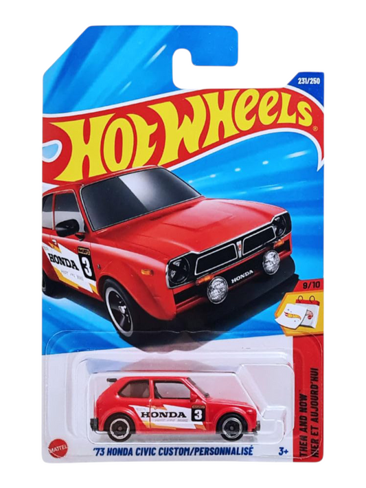 HotWheels 73 Honda civic Custom/personnalise Imported mainline 1:64 Scale JBB42-N7C6