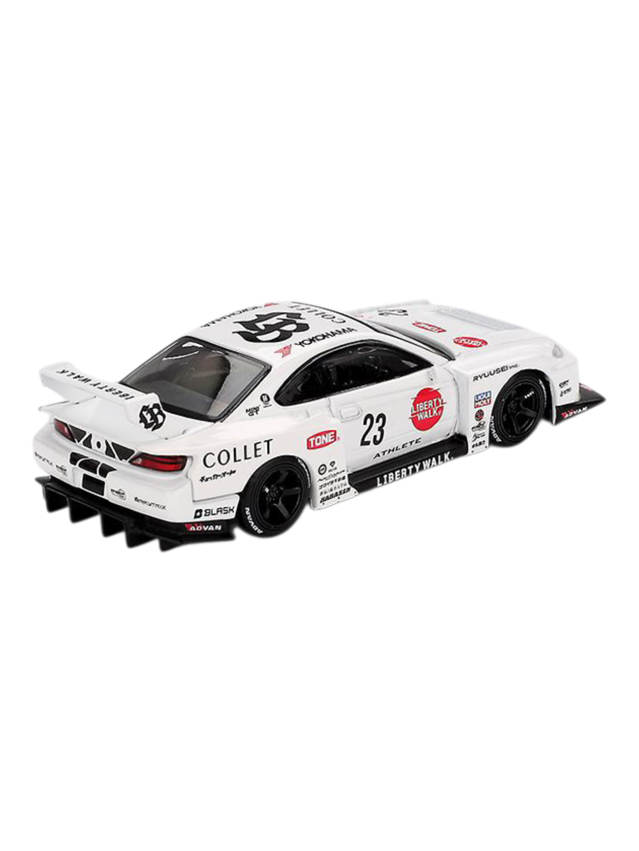 Mini GT Nissan S15 Silvia LB-Super Silhoutte (Athlete) Code-1054 1:64 Scale