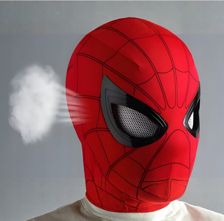 Spider-Man Interactive Mask | Opening your Mouth will Blinking Eyes  | Superhero Costume Mask