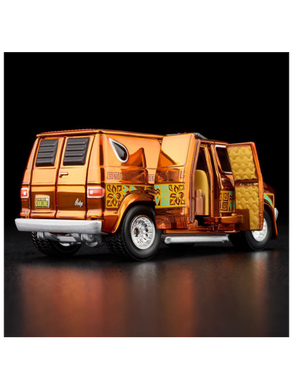 HotWheels 70s Dodge Tradesman Van RLC 1:64 Scale (With Acrylic Case)