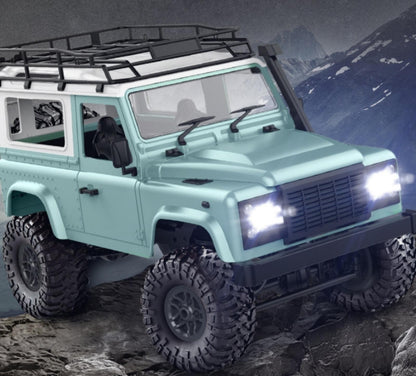 No.MN-90 Land Rover Defender 90 (2015) RC Remote Control Truck, Four Wheels Drive Soft Suspension 2.4Ghz Radio LED Light 1:12 Scale