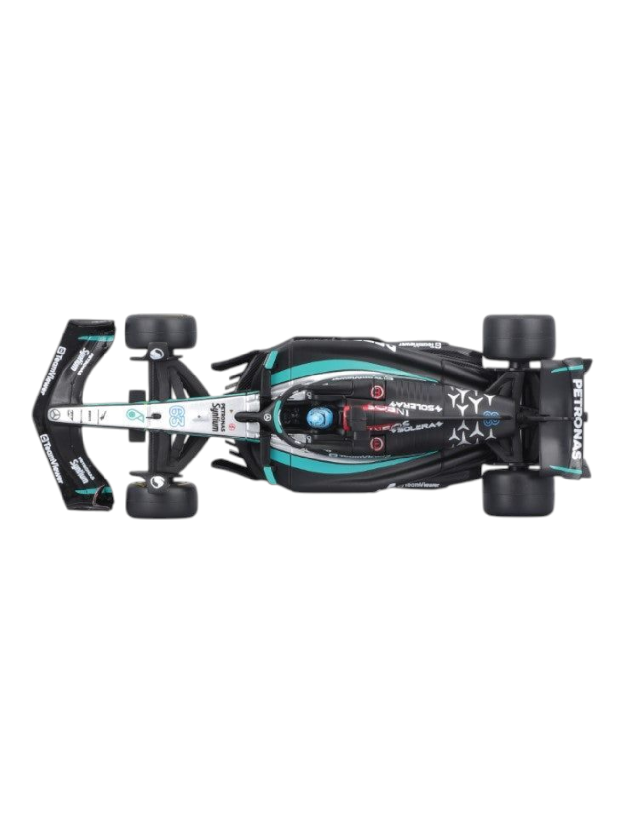 Bburago Formula 1 (F1) AMG Petronas F1W15 E Performance #63 George Russell Diecast 1:43 Scale