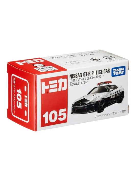 Takara Tomy Tomica Nissan GT-R Police Car 1:64 Scale