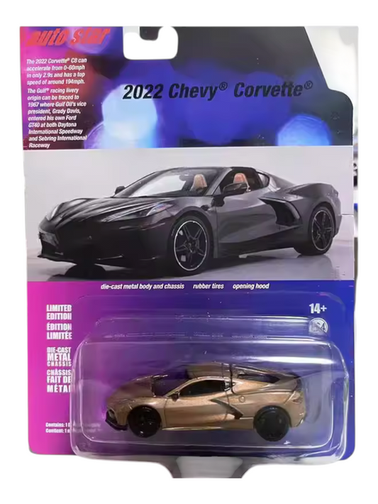 Auto Star 2022 Chevy Corvette Imported 1:64 Scale