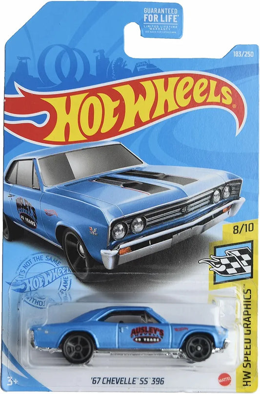 Hot Wheels '67 chevelle ss 396 imported mainline 1:64 Scale