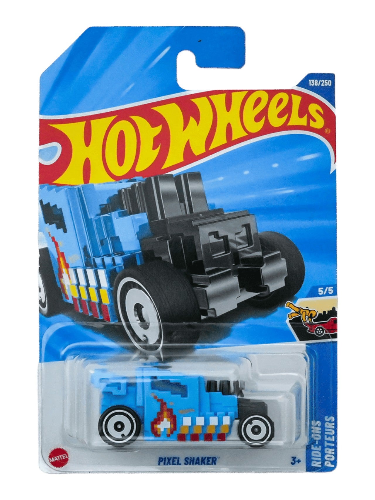 HotWheels Pixel Shaker N Case 2025 Imported Mainline 1:64 Scale | Code: JBB54-N7C6