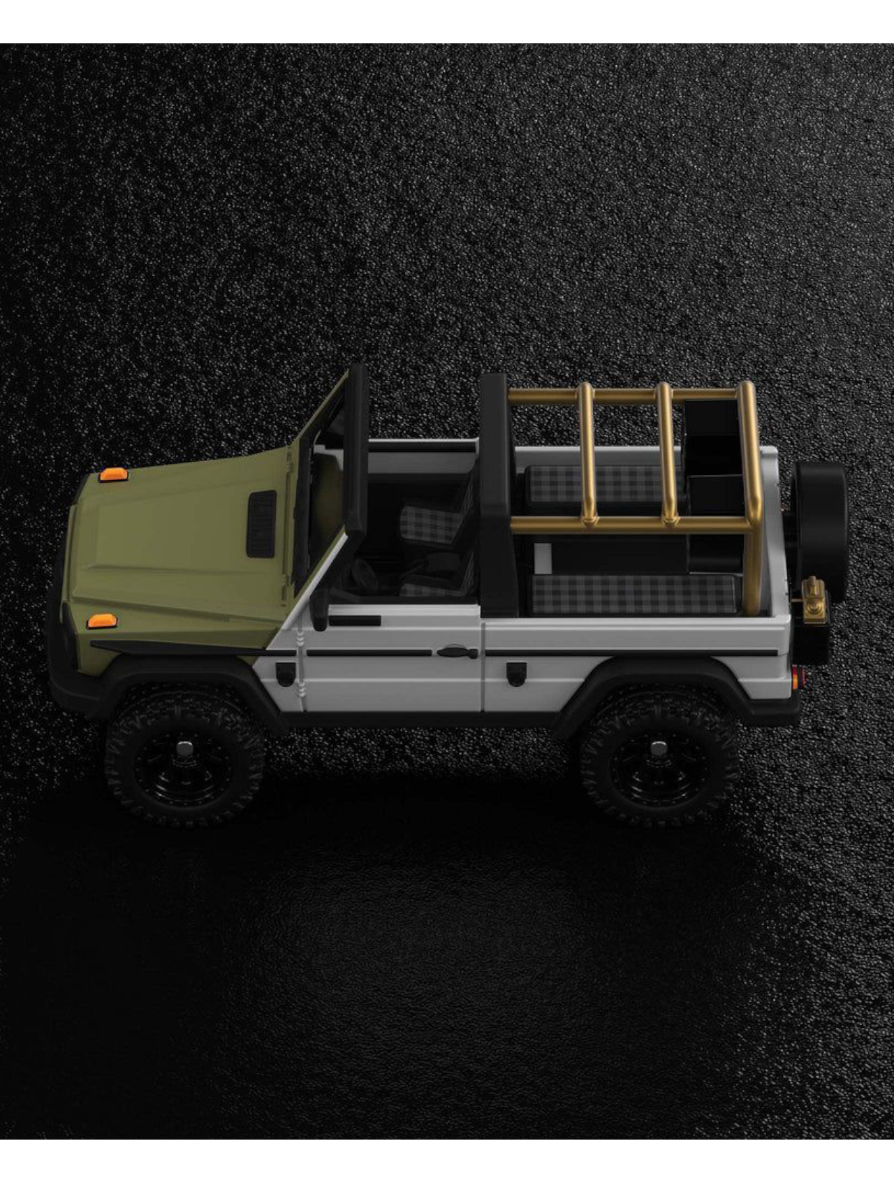HotWheels x Mercedes-Benz Project G-Class Past II Future Designed by Nigo RLC 1:64 Scale (With Acrylic Case)