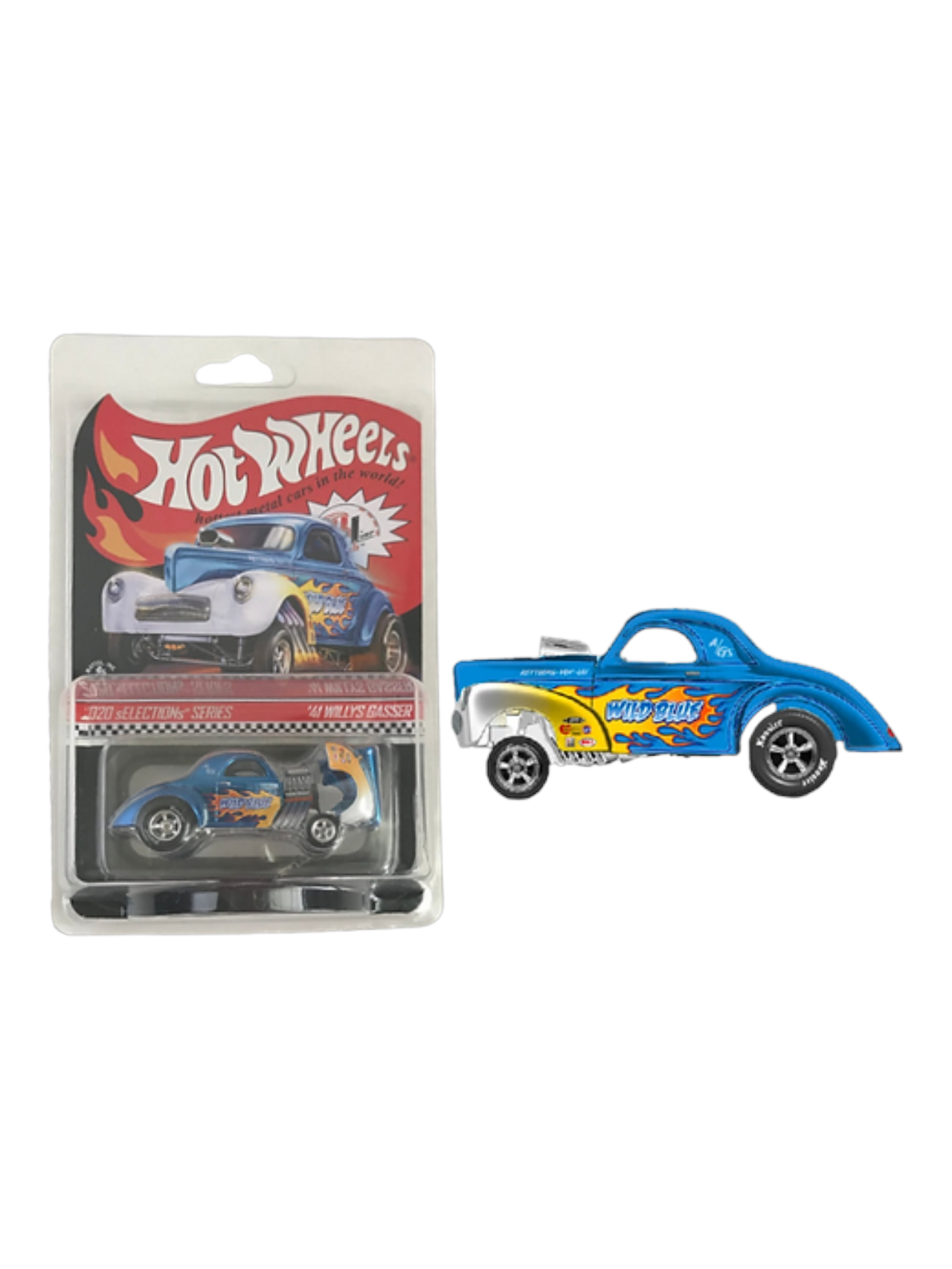 HotWheels RLC 41 Willys Gasser Imported 1:64 Scale (With Protector)