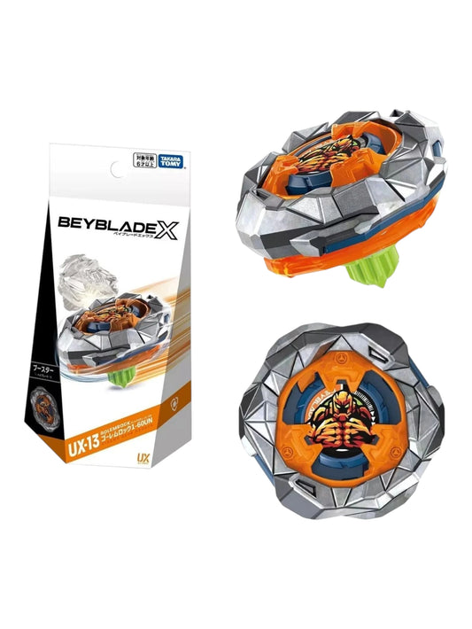 Takara Tomy Tomica beyblade x ux-13 golemrock 1-60un