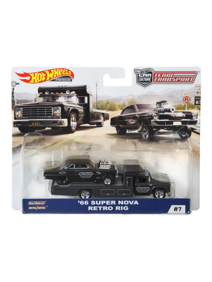 HotWheels Car Culture Team Transport 66 Super Nova Retro Rig #7 Imported 1:64 Scale