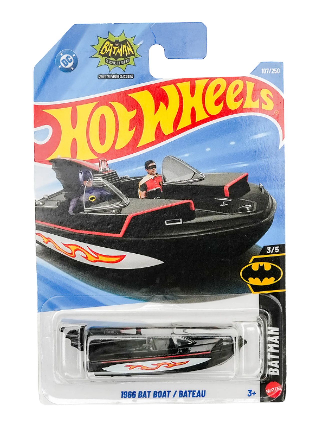 HotWheels 1966 Bat Boat/Bateau Imported Mainline 1:64 Scale
