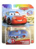 Mattel Disney Pixar Cars Color Changers Lightning McQueen (2-in-1) Diecast Model Car – 1:55 Scale