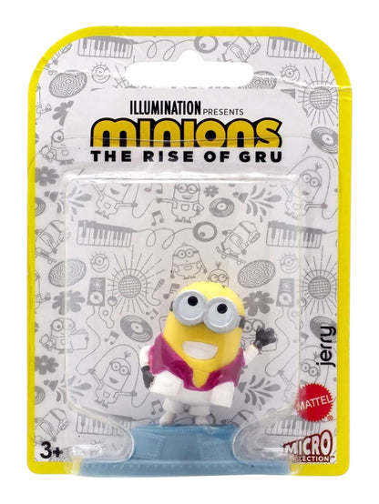 Minions The Rise of Gru Jerry Micro Figure by Mattel | Collectible Mini Toy