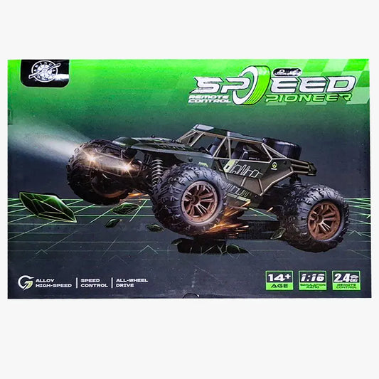 Speed Remote Control Pioneer Alloy High speed, All wheel Drive 2.4GHz , Built in Battery Ball bearing 1:16 Scale Simulation Ratio