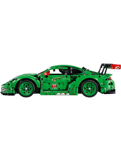 LEGO Technic Porsche 911 GT3 R Rexy AO Racing Car - Model Car Building Kit for Kids 1313 pcs