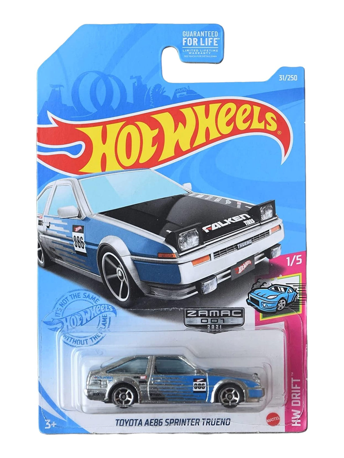 HotWheels Mainline "Toyota AE86 Sprinter Trueno" Imported Mainline 1:64 Scale