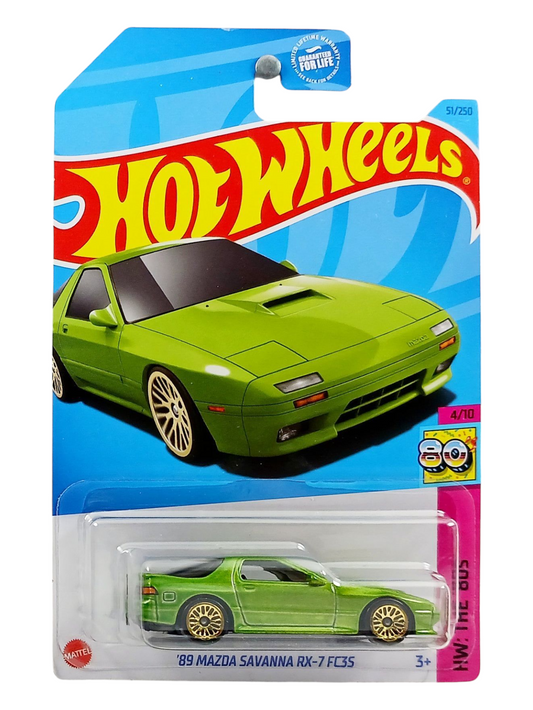HotWheels 89 Mazda Savanna RX-7 FC3S Imported Mainline 1:64 Scale