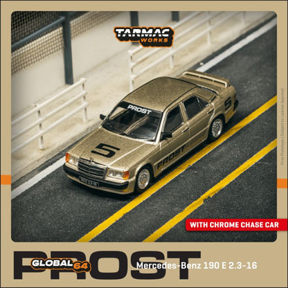 Tarmac Works Mercedes-Benz 190 E 2.3-1.6 Race of Champion Alain Prost 1:64 Scale
