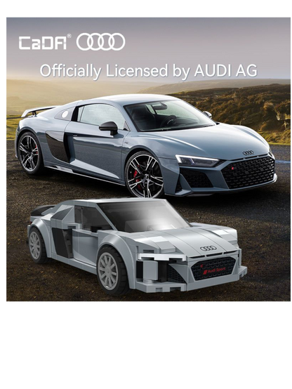 Cada Audi R8 Coupe Car Brick Model Kit 1:24 Scale