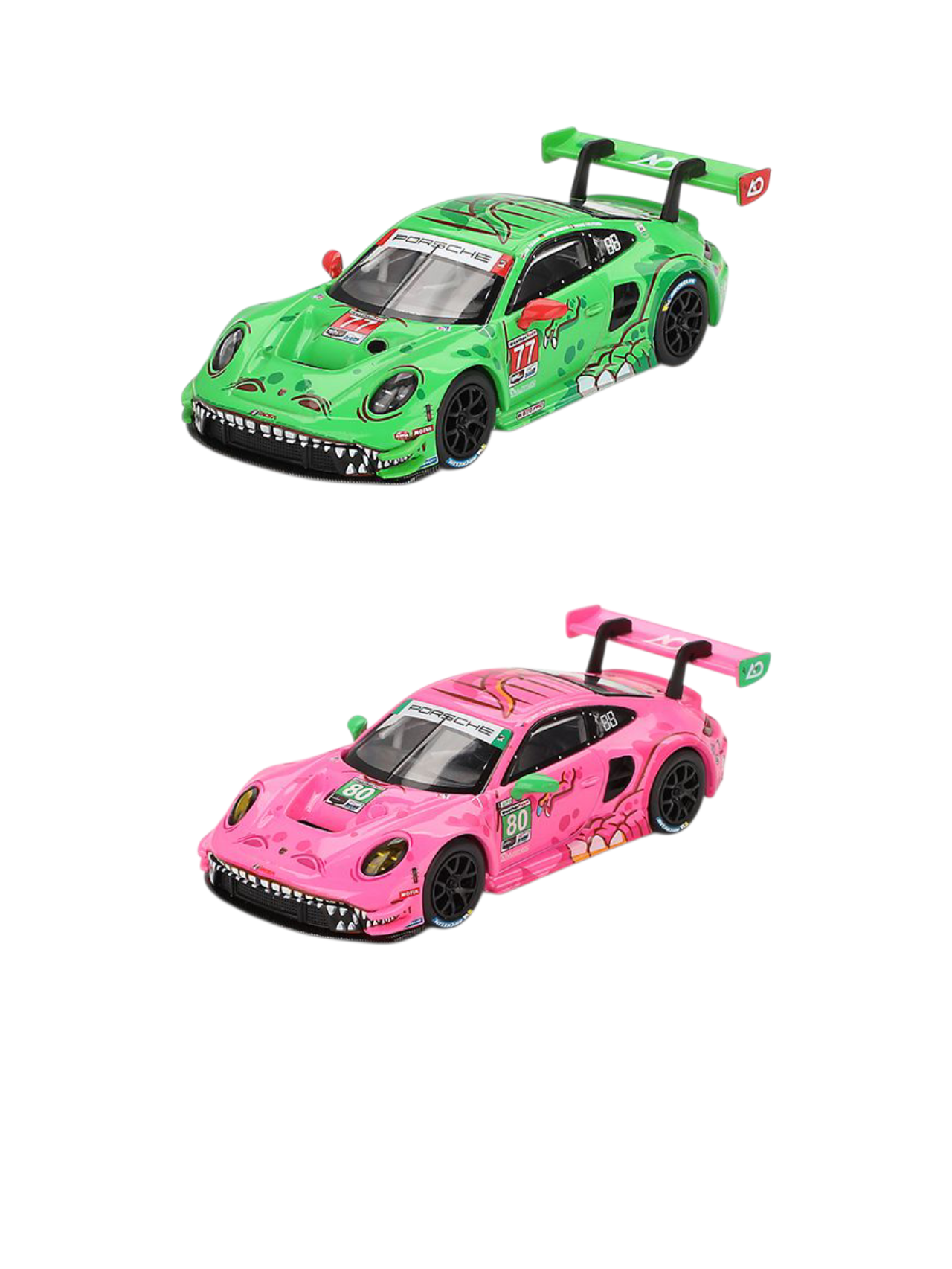 Mini GT Porsche 911 GT3 Rexy and Roxy Combo 1:64 Scale