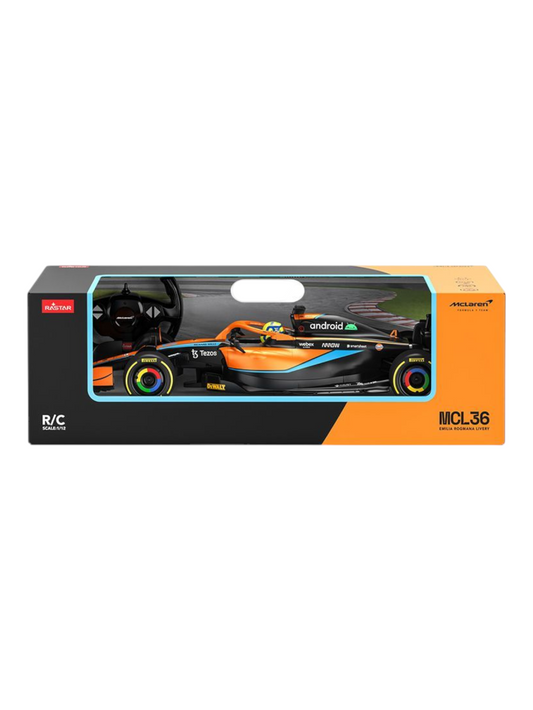 Rastar Mclaren F1 MCL 36 2022 Emilia Romagna Grand Prix Remote Control (Official Licensed Product)