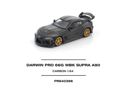 ( PR640398 ) Pop Race DARWIN PRO 66G WBK SUPRA A90 CARBON EDITION Diecast Model 1:64 Scale