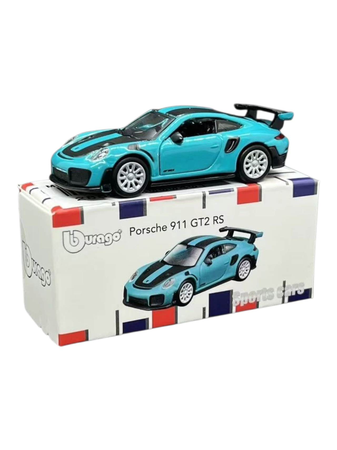 Bburago Sports Cars Porsche 911 GT2 RS 1:64 Scale