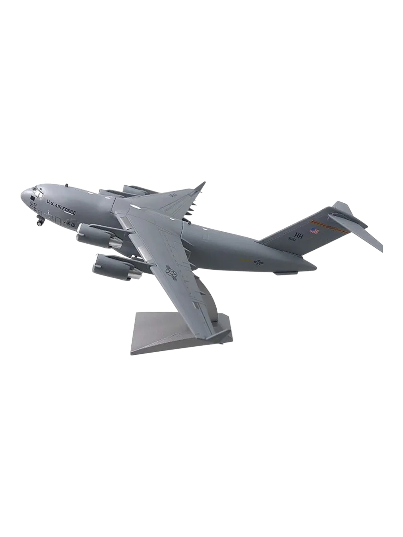 Aircraft U.S. Air Force C-17 Globemaster lll Military Model Premium Diecast Display Model (1:200 Scale) Includes Display Stand