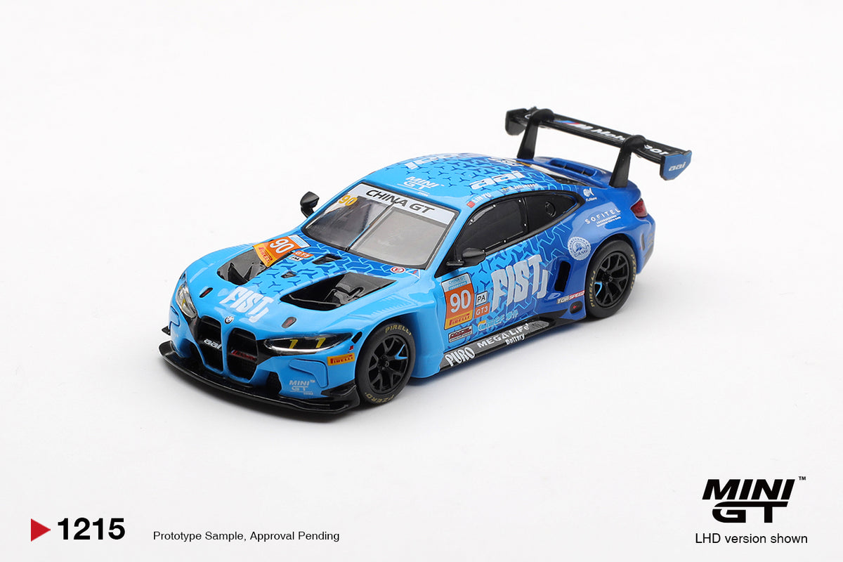 Mini GT 1215 'BMW M4 GT3 Evo 90 Fist Team AAI 2025 1:64 Scale Diecast Model