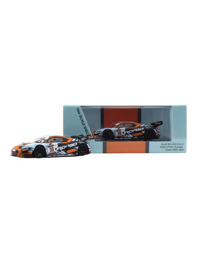 Para64 Audi R8 LMS Evo II 2022 GTWC Europe Team WRT #30 1:64 Scale Diecast