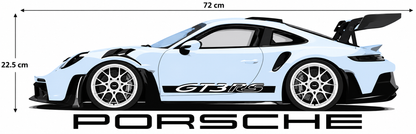 Sticker Porsche GT3 RS Car AC Sticker | | Premium Automotive Decal | Stylish Wall Sticker