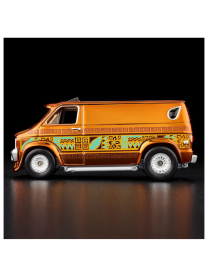 HotWheels 70s Dodge Tradesman Van RLC 1:64 Scale (With Acrylic Case)