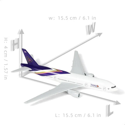Aircraft Model AIRPLANE THAI AIRWAY AIRBUS Boeing 777 SCALE 16 CM (Code 142)
