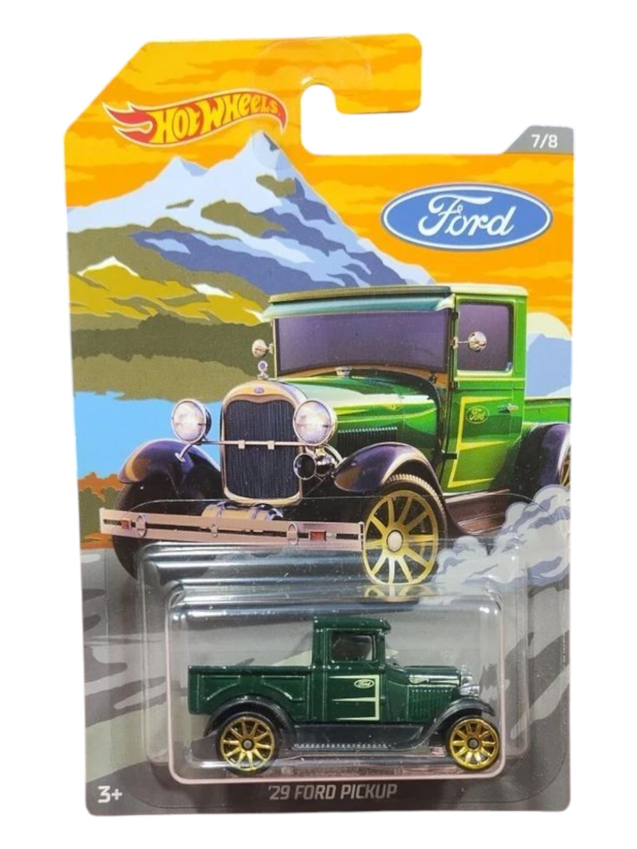 HotWheels 29 ford pickup imported mainline card art 1:64