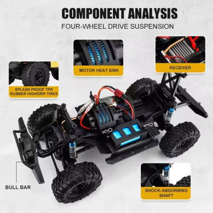 Racing Rally Car Front Rear Independent Suspension System Proportional Throttle & Steering Control Off-Road Climbing  Beast  1:10 Scale 2.4G 4WD 4×4 Remote Control car