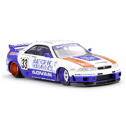 Mini GT Kaido House #213: Nissan Skyline GTR R33 BFTHR V1 Imported 1:64 Scale