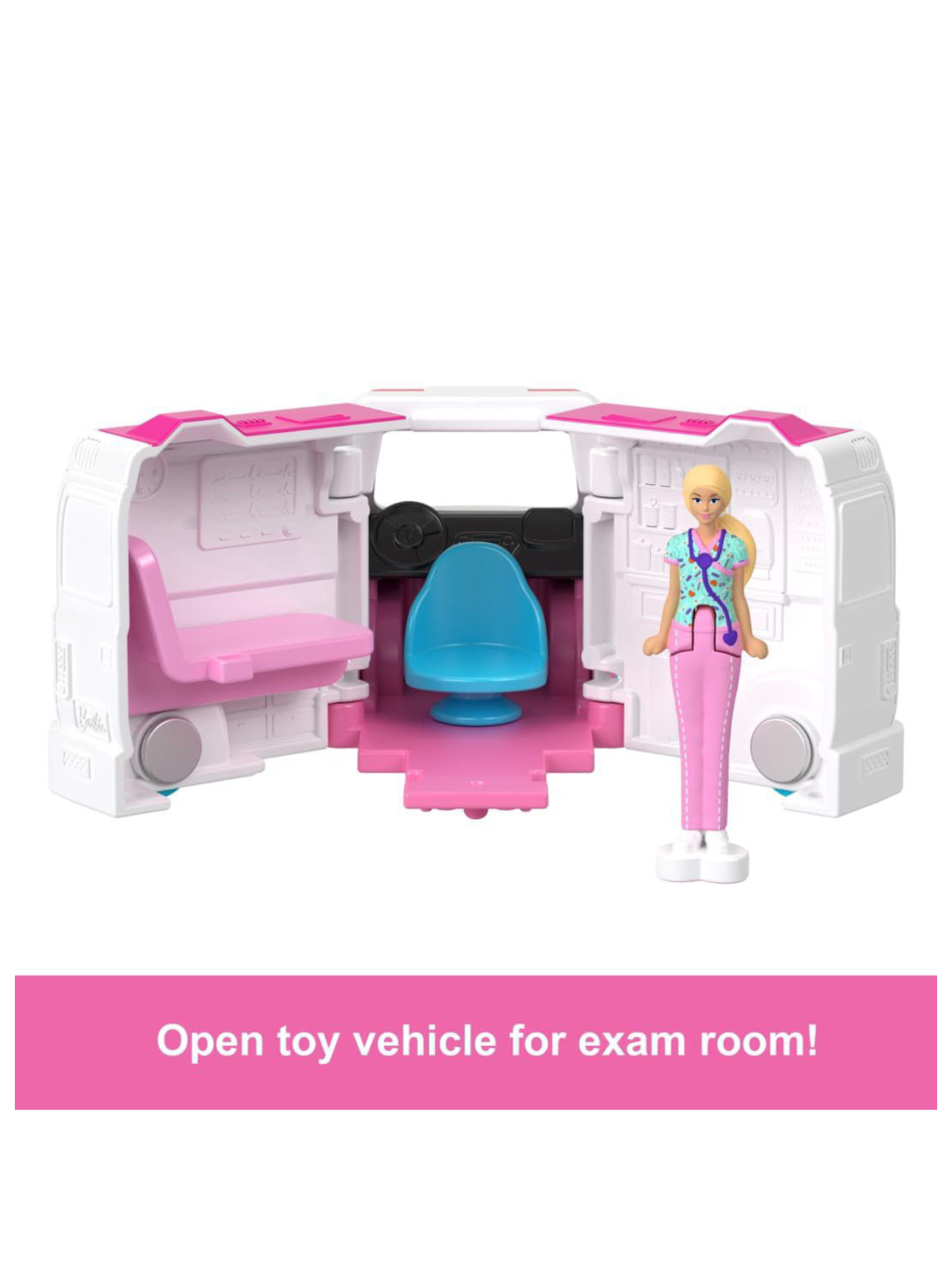 Mattel Mini Barbie Doll and Vehicle Set