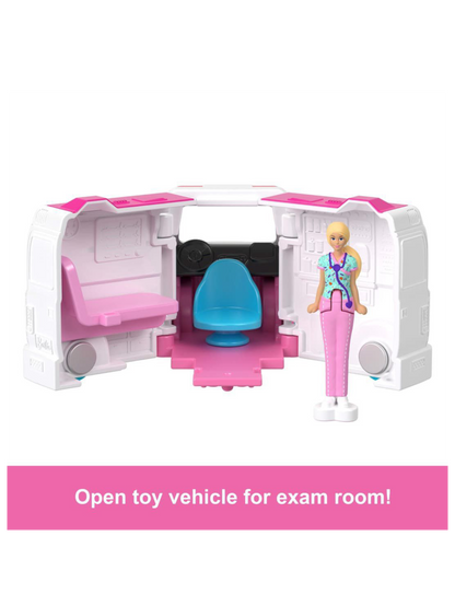 Mattel Mini Barbie Doll and Vehicle Set