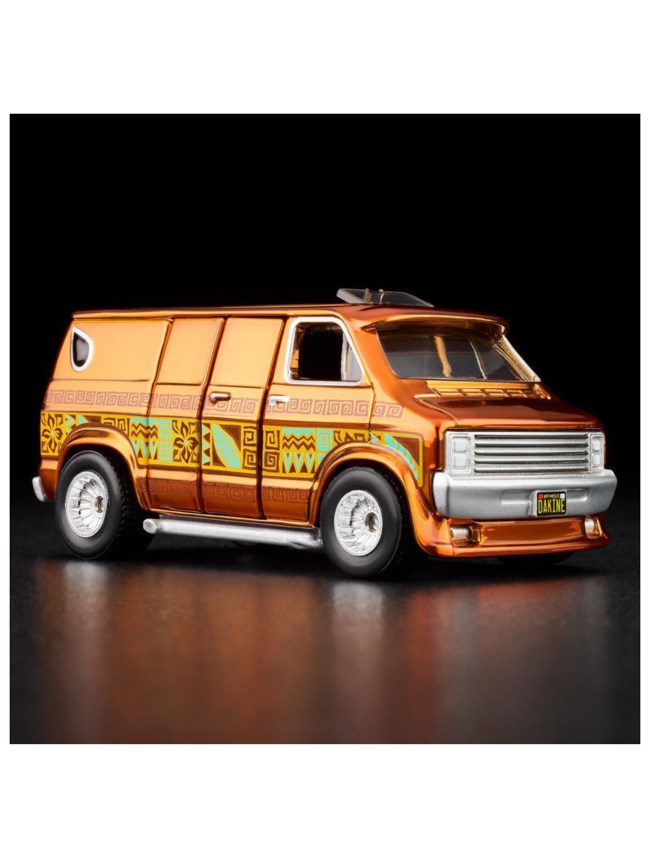 HotWheels 70s Dodge Tradesman Van RLC 1:64 Scale (With Acrylic Case)