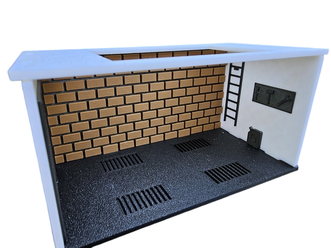 Hotwheels 1:64 car storage garage