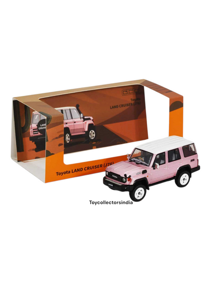 GCD Toyota Land Cruiser ( J76 ) Imported 1:64 Scale Pink Diecast Model Car