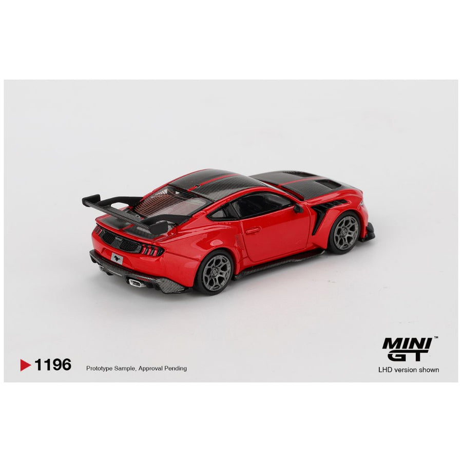 Mini GT #1196: Ford Mustang GTD Race Red 1:64 Scale Diecast Model