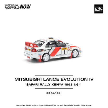 Pop race pr64-231 Mitsubishi Lancer evolution iv 1:64 Scale
