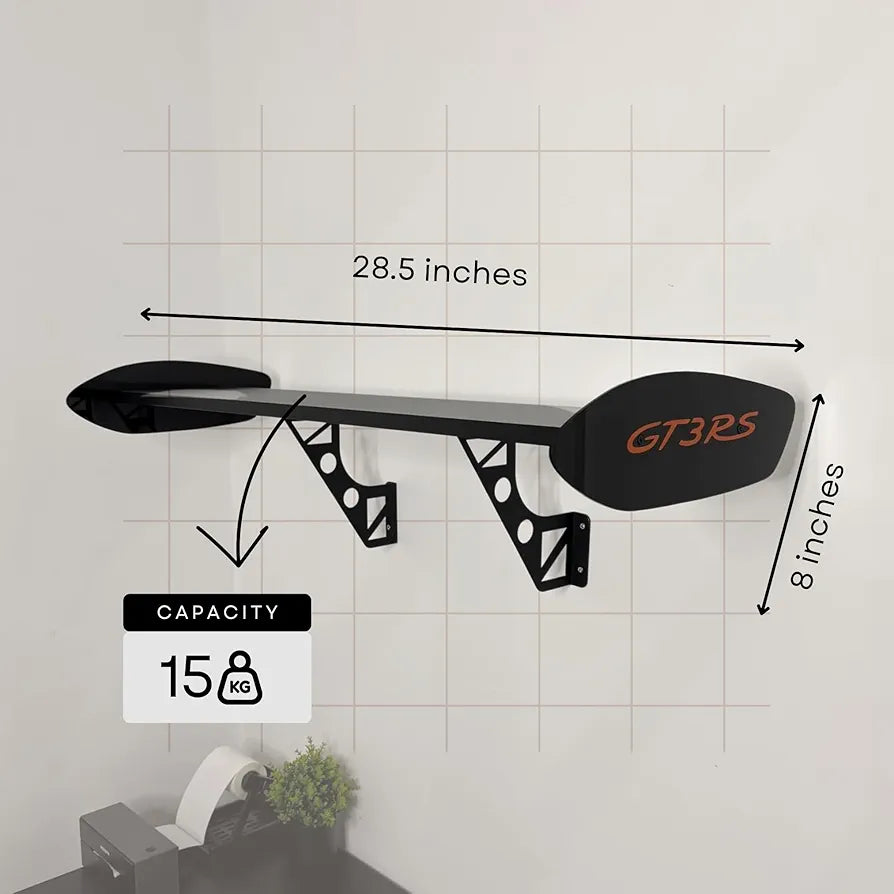 Hotwheels Porsche GT3 RS Style Rear Spoiler – Racing Car Wing for Sporty Look storage