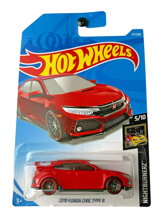 HotWheels 2018 Honda Civic Type R Imported Mainline 1:64 Scale