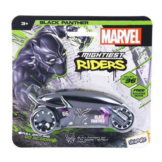 Skoodle Marvel Pull-Back Black panther mightiest riders