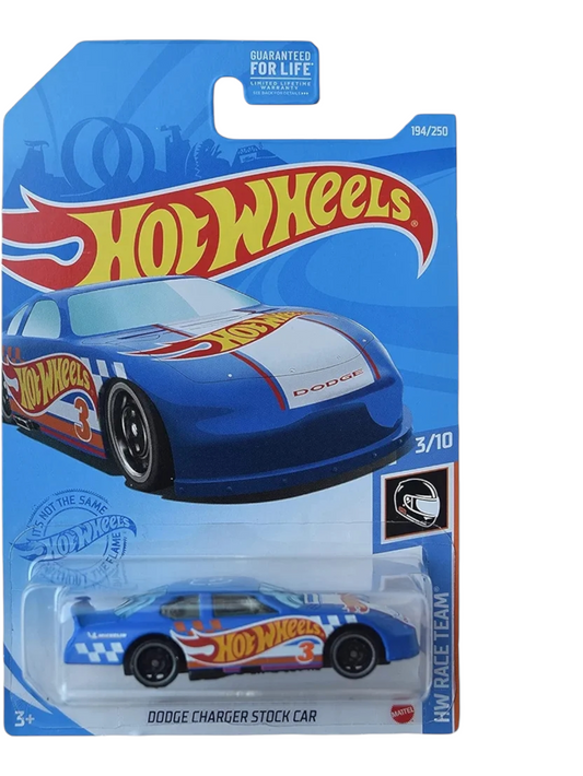 Hotwheels Dodge charger stock car imported mainline 1:64 Scale