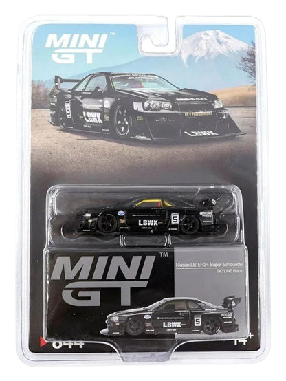 Mini GT Nissan LB-ER34 Super Silhouette (Skyline Black)