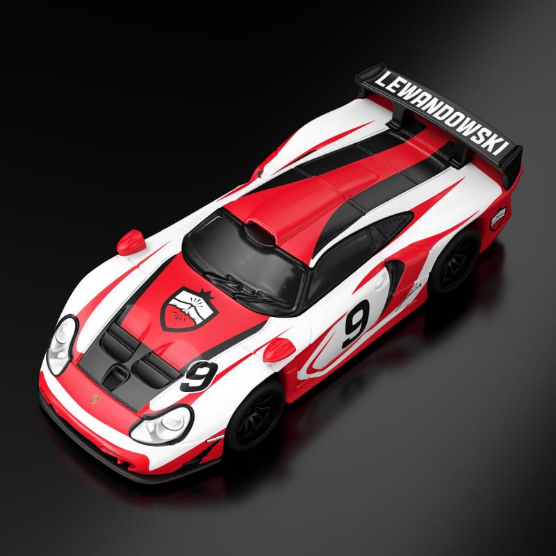 PRE-ORDER HotWheels RLC x Robert Lewandowski x 1997 Porsche 911 GT1 Diecast matel 1:64 Scale Eta - April 2027